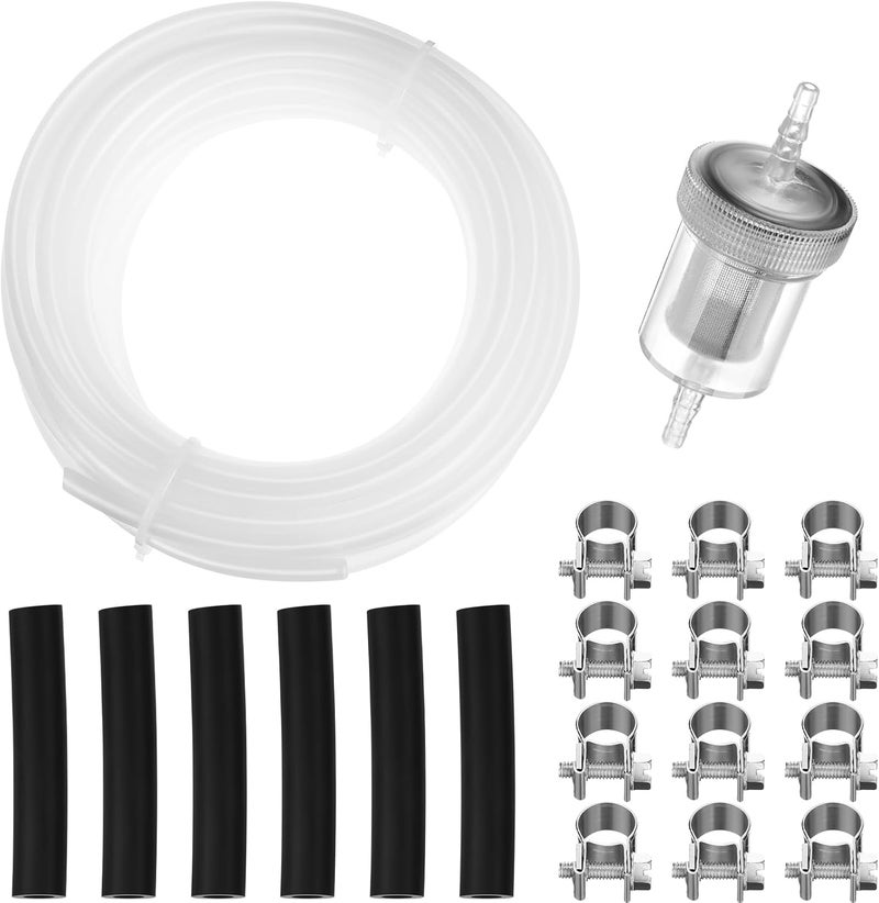 Innconee 1 Set 5M Fuel Line Kit with Filter and Hose Clip for Heaters Tank Diesel Accessories Diesel Heater Fuel Line Kit - Image 1